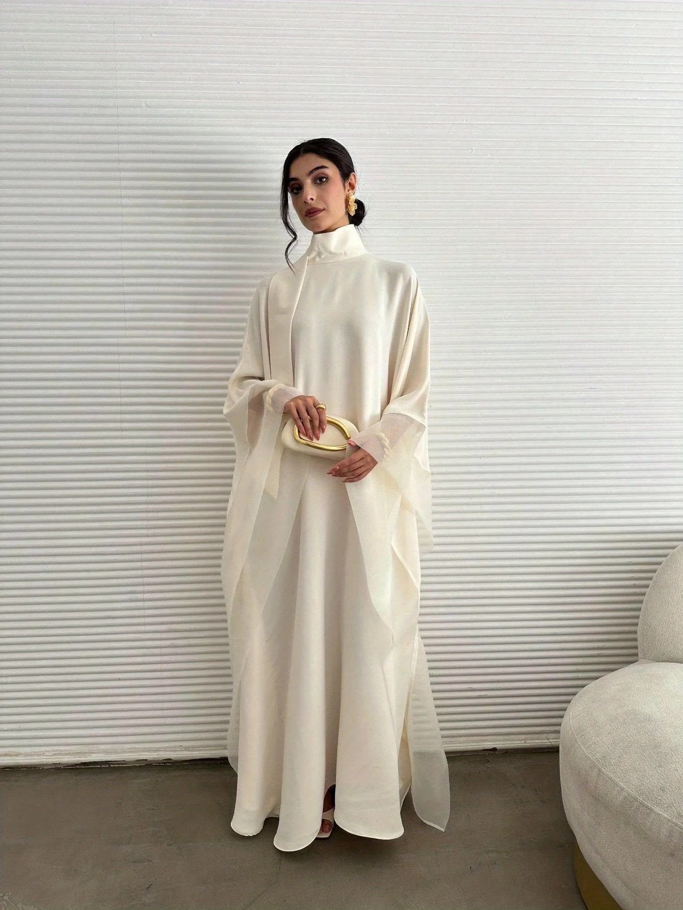 Abaya Élégante Longue - Robe Islamique Orientale Ample