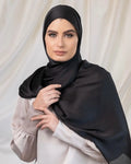 Hijab Satin - Foulard Musulman Long en Satin 175×70 cm