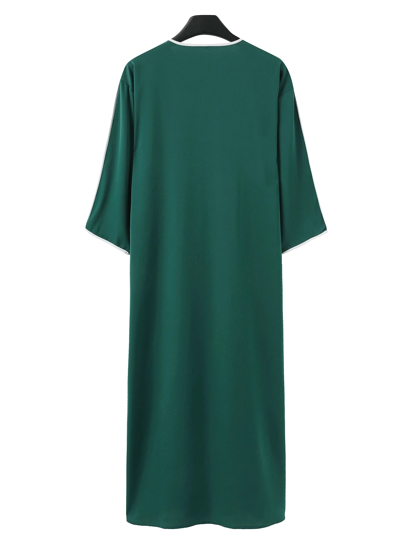 Qamis Marocain - Thobe Islamique Brodé Confortable