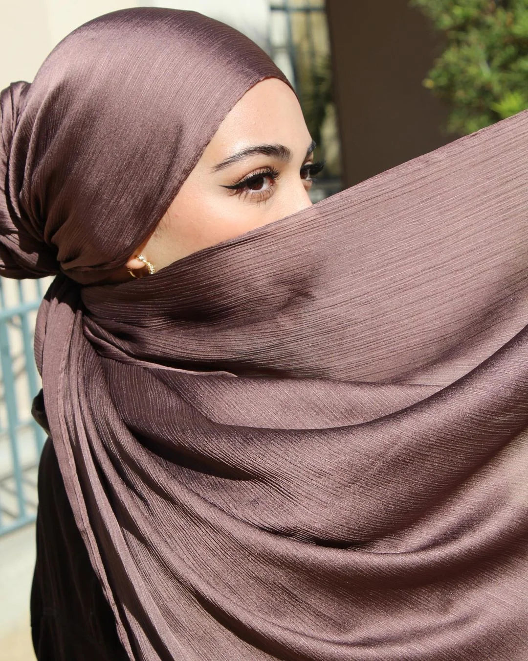 Hijab Satin - Foulard Musulman Long en Satin 175×70 cm