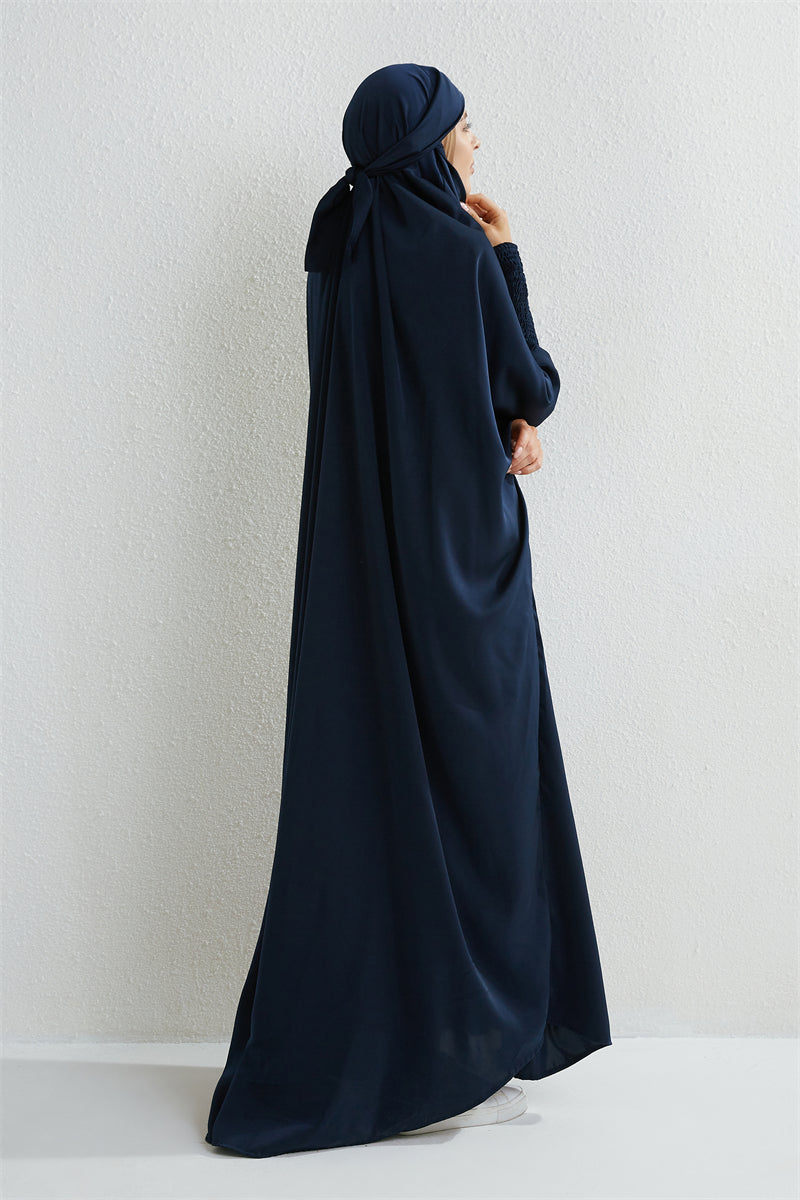 Abaya avec Hijab intégré - Robe de Prière Islamique Ample