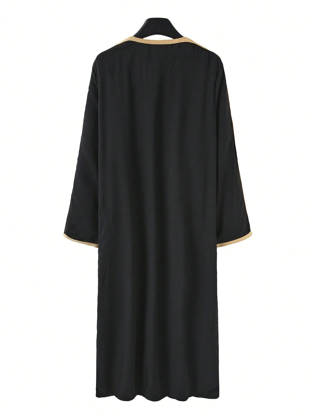 Qamis Homme Marocain Élégant - Jubba Thobe Brodé à Manches Longues