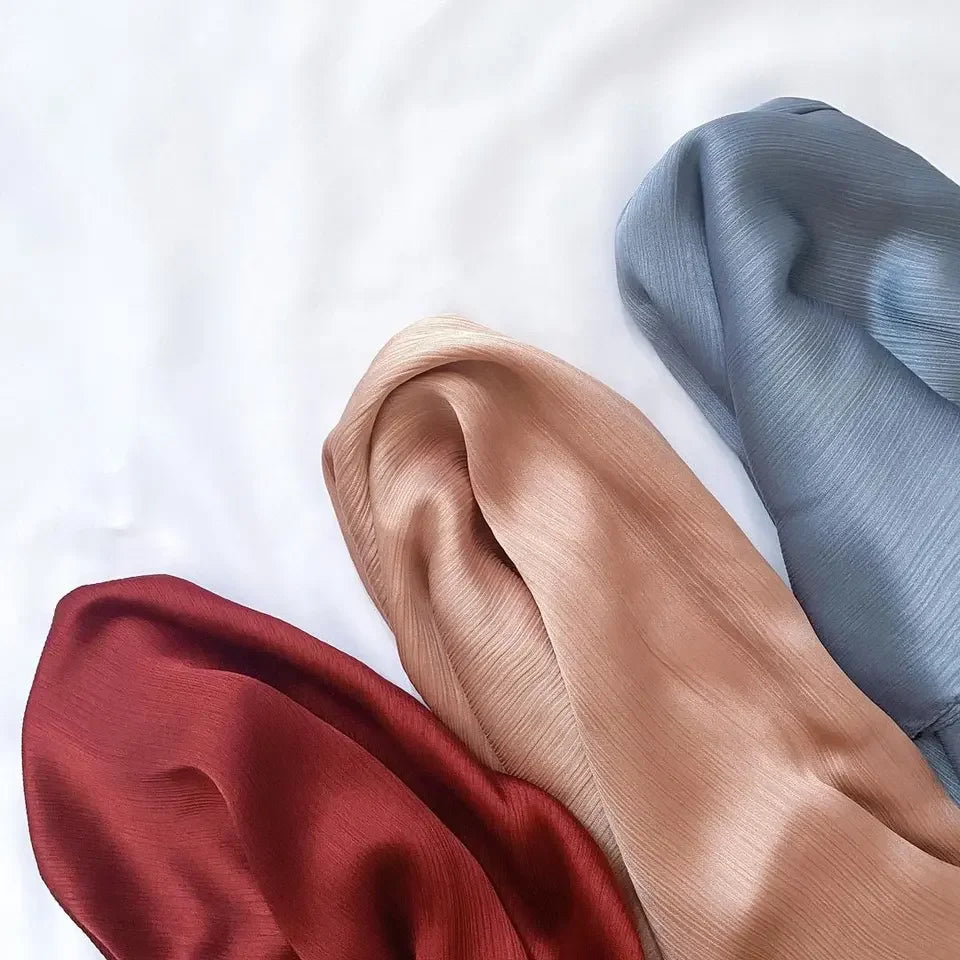 Hijab Satin - Foulard Musulman Long en Satin 175×70 cm