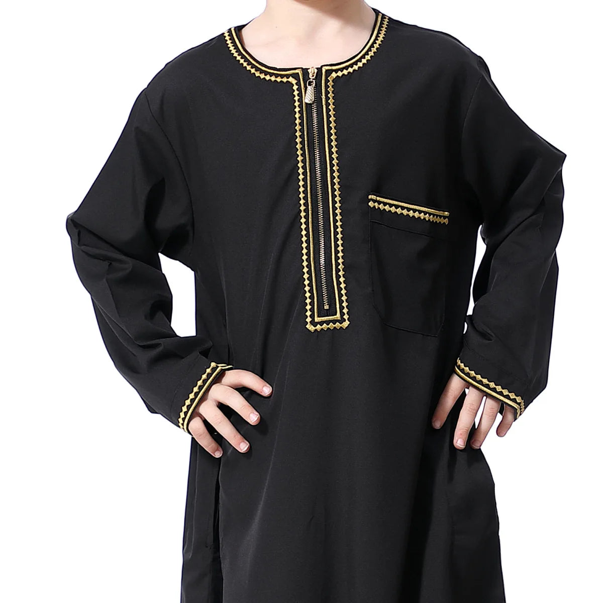 Qamis Enfant Garçon Style Dubaï - Thobe Islamique