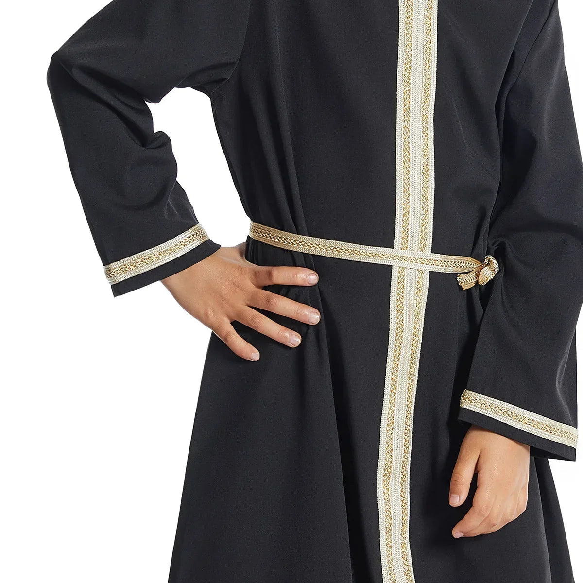 Abaya Fille Enfant à Capuche - Robe Islamique Longue