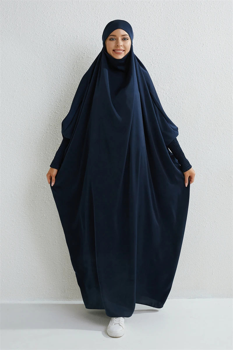 Abaya avec Hijab intégré - Robe de Prière Islamique Ample